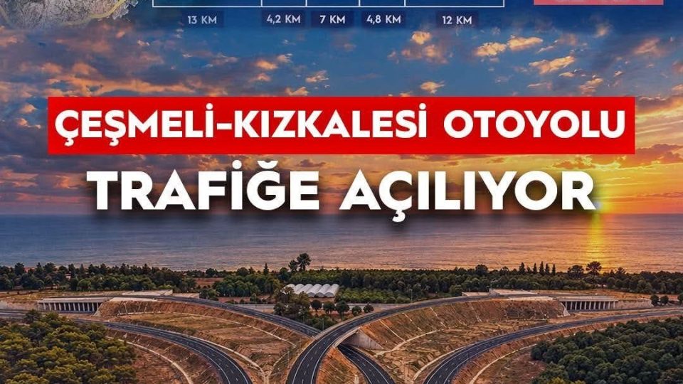 Mersin Ulaşımında Dev Adım: Çeşmeli-Kızkalesi Otoyolu 19 Ekim’de Açılıyor